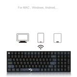  Bàn Phím Cơ Không Dây Dual Mode Newmen GM1000 (Tiên Hạc | Trăng & Mây), KailhBox White Switch 