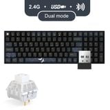  Bàn Phím Cơ Không Dây Dual Mode Newmen GM1000 (Tiên Hạc | Trăng & Mây), KailhBox White Switch 