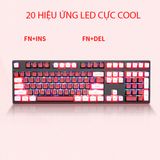  Bàn Phím Cơ Không Dây Dual Mode Newmen GM1080, Kailhbox White Switch. 