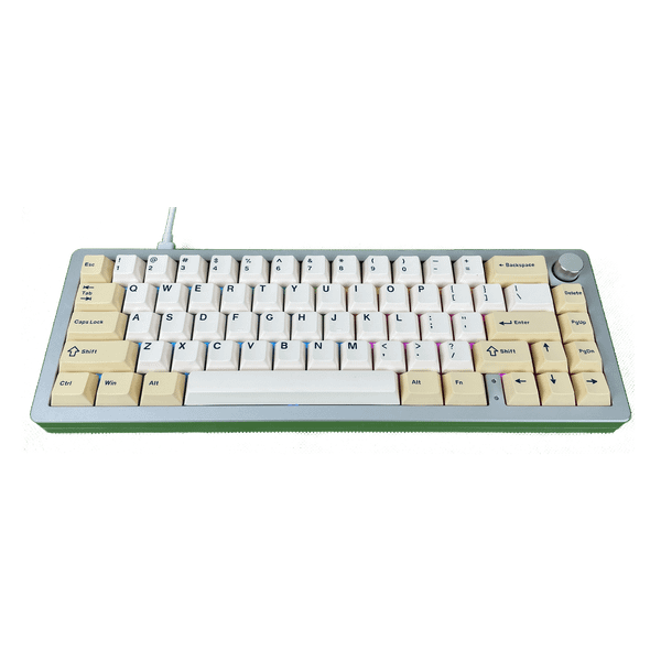  Bàn phím cơ gaming XinMeng M66 | 3 Mode, TKL, Linear Switch, RGB, Silver, Vỏ nhôm, Hot swap 