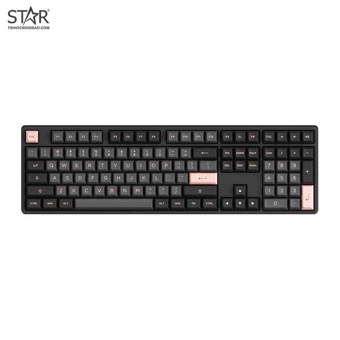 Bàn Phím Cơ AKKO 5108S RGB Black Pink - Akko CS Switch - Jelly