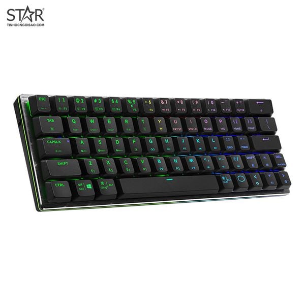  Bàn Phím Cơ Cooler Master SK622 Space Gray | Low Profile, Red Switch, RGB, TKL, Wireless 
