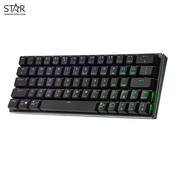  Bàn Phím Cơ Cooler Master SK622 Space Gray | Low Profile, Red Switch, RGB, TKL, Wireless 