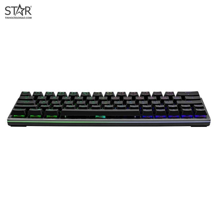 Bàn Phím Cơ Cooler Master SK622 Space Gray | Low Profile, Red Switch, RGB, TKL, Wireless