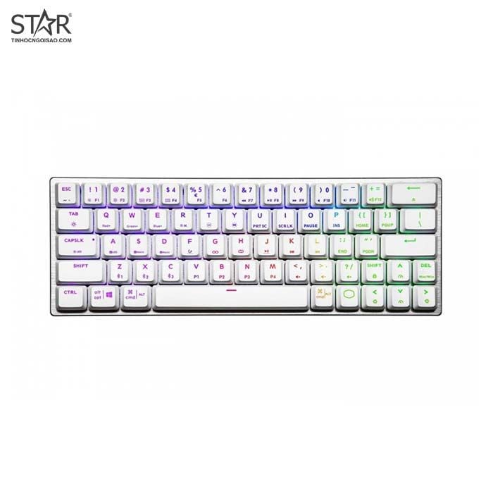 Bàn Phím Cơ Gaming Cooler Master SK622.TTC Low Profile Red màu trắng