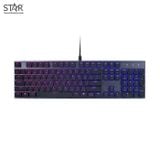  Bàn phím cơ gaming Cooler Master SK650 | Có dây, Fullsize, Linear Switch, RGB, Black 