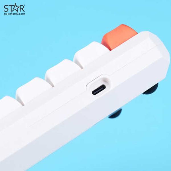  Bàn Phím Darmoshark K5 Gufl RC TTC(White/ 