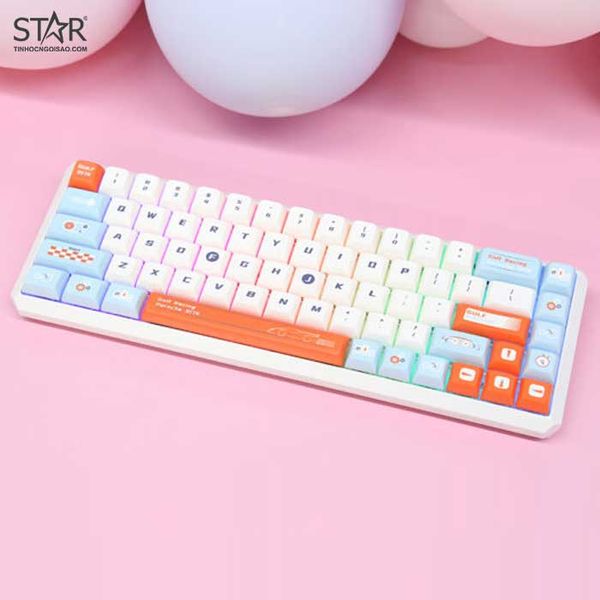  Bàn Phím Darmoshark K5 Gufl RC TTC(White/ 