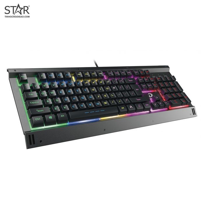 Bàn Phím Cơ Dare-U EK145 Led Gaming Brown Switch (Đen)