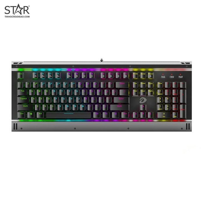 Bàn Phím Cơ Dare-U EK145 Led Gaming Brown Switch (Đen)