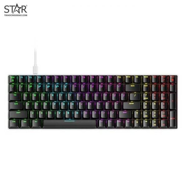 Bàn phím cơ Gaming DareU EK8100 RGB (Brown Switch) - Black