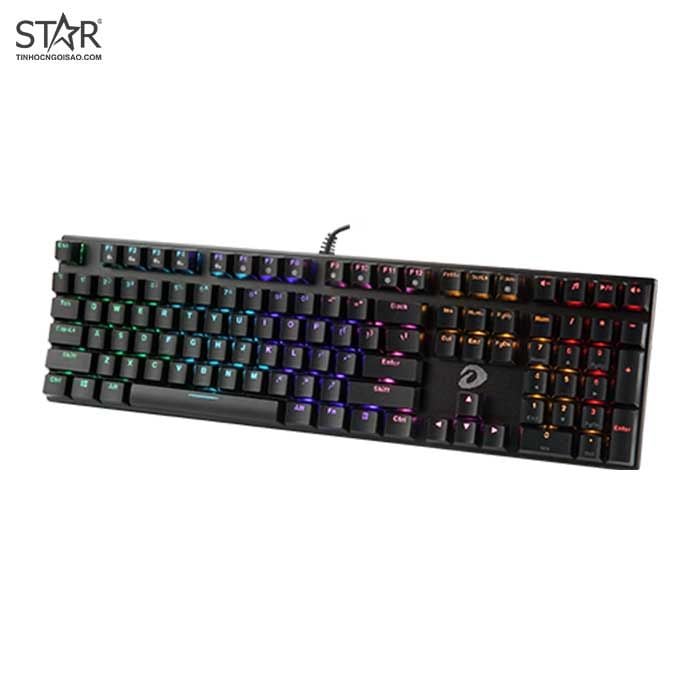 Bàn phím cơ Gaming DAREU EK810 (Brown Switch) - Black (Multi-LED)