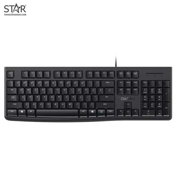  Bàn phím giả cơ văn phòng Dareu LK185 | Có dây, Fullsize, Black 
