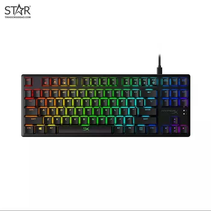 Bàn Phím Cơ HP HyperX Alloy Origins Core – Aqua Switch TKL (4P5P1AA)