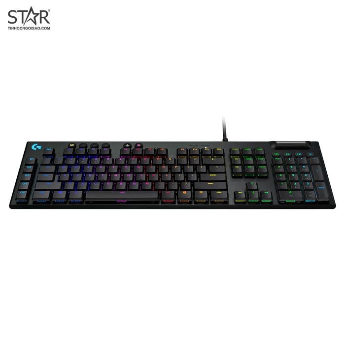 Bàn Phím Cơ Logitech G813 GL Clicky Lightsync RGB (Đen)