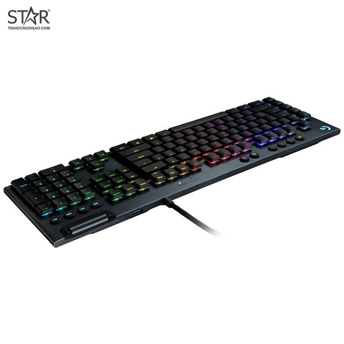 Bàn Phím Cơ Logitech G813 GL Clicky Lightsync RGB (Đen)