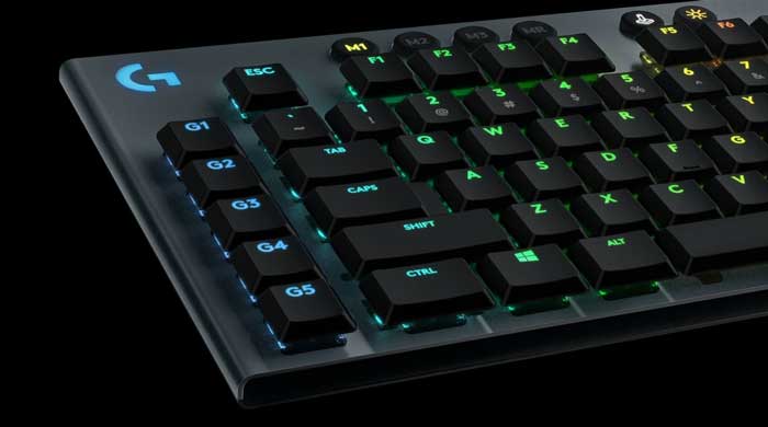 Bàn Phím Cơ Logitech G813 GL Clicky Lightsync RGB (Đen)