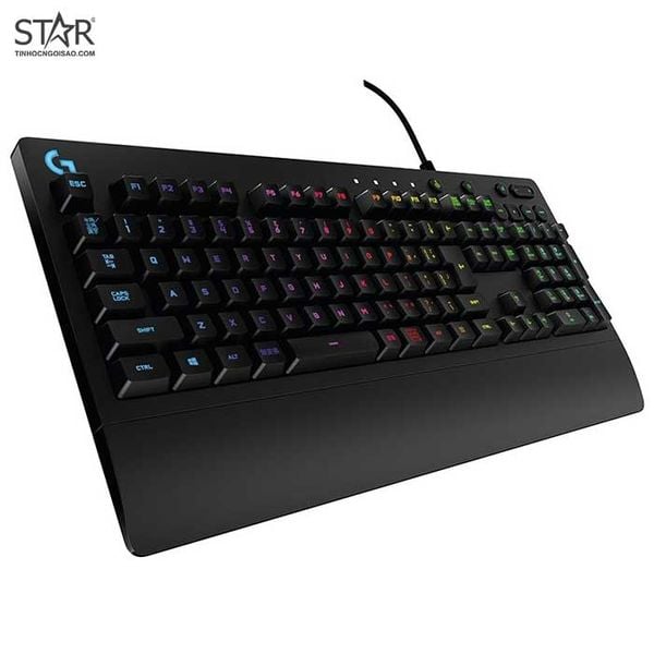 Bàn phím giả cơ gaming Logitech G213 Prodigy | Có dây, Fullsize, RGB, Black 