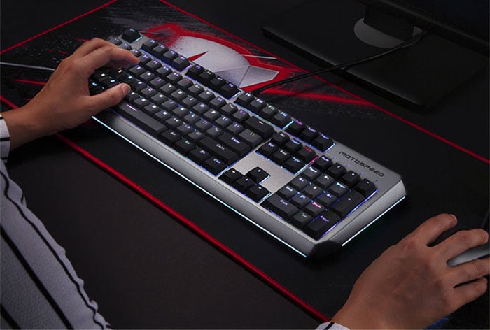 Bàn Phím Cơ Motospeed CK80 RGB Gaming (Đen)