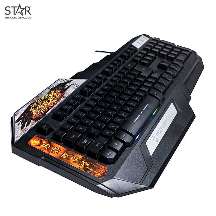 Bàn Phím Giả Cơ Motospeed K90L Led Gaming (Đen)