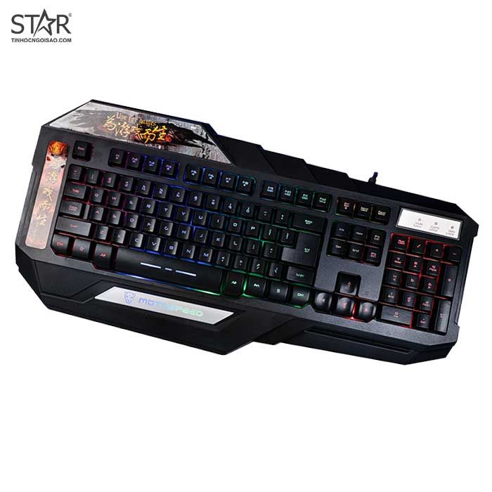 Bàn Phím Giả Cơ Motospeed K90L Led Gaming (Đen)