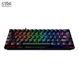  Bàn phím cơ gaming Razer Huntsman Mini | Có dây, Mini, Clicky Switch, RGB, Black, Rapid Trigger 