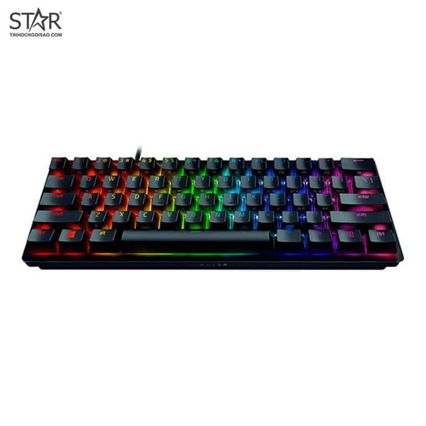  Bàn phím cơ gaming Razer Huntsman Mini | Có dây, Mini, Clicky Switch, RGB, Black, Rapid Trigger 