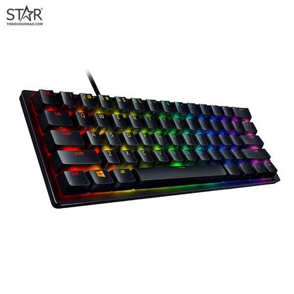  Bàn phím cơ gaming Razer Huntsman Mini | Có dây, Mini, Clicky Switch, RGB, Black, Rapid Trigger 