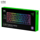  Bàn phím cơ gaming Razer Huntsman Mini | Có dây, Mini, Clicky Switch, RGB, Black, Rapid Trigger 