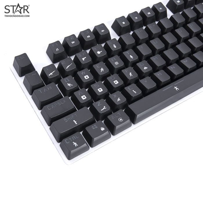 Keycap Doubleshot xuyên Led cho Game thủ chuyên PUBG