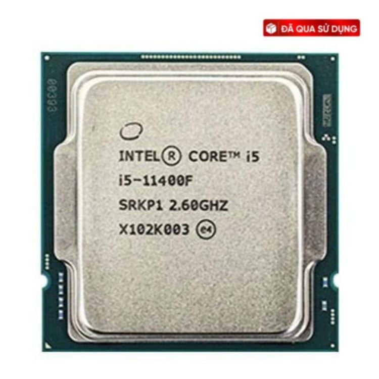 CPU Intel Core i5 11400F Cũ | LGA1200, Turbo 4.40 GHz, 6C 12T, 12MB