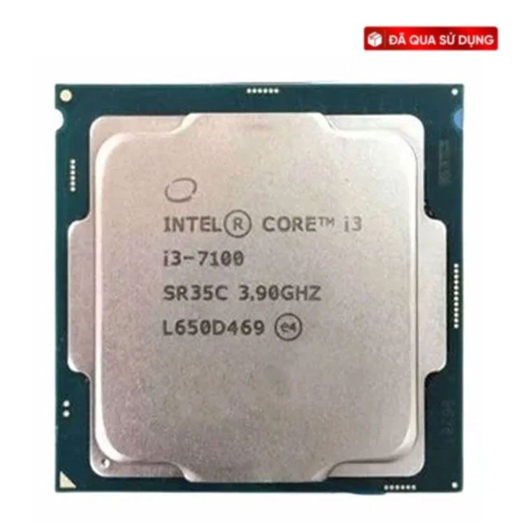CPU Intel Core i3 7100 Cũ | 3.90GHz, 3M, 2 Cores 4 Threads