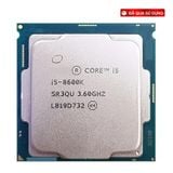  CPU Intel Core i5 8600K QSD | 3.6 GHz,6 Cores 6 Threads 