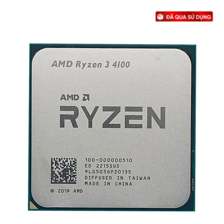 CPU AMD Ryzen 3 4100 QSD | 3.8 GHz up to 4.0GHz, 4 Cores 8 Threads, AM4