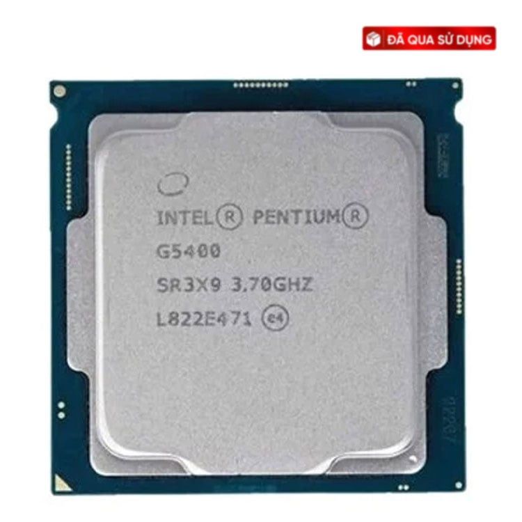 CPU Intel Pentium G5400 Cũ | 3.70GHz, 4M, 2 Cores 4 Threads