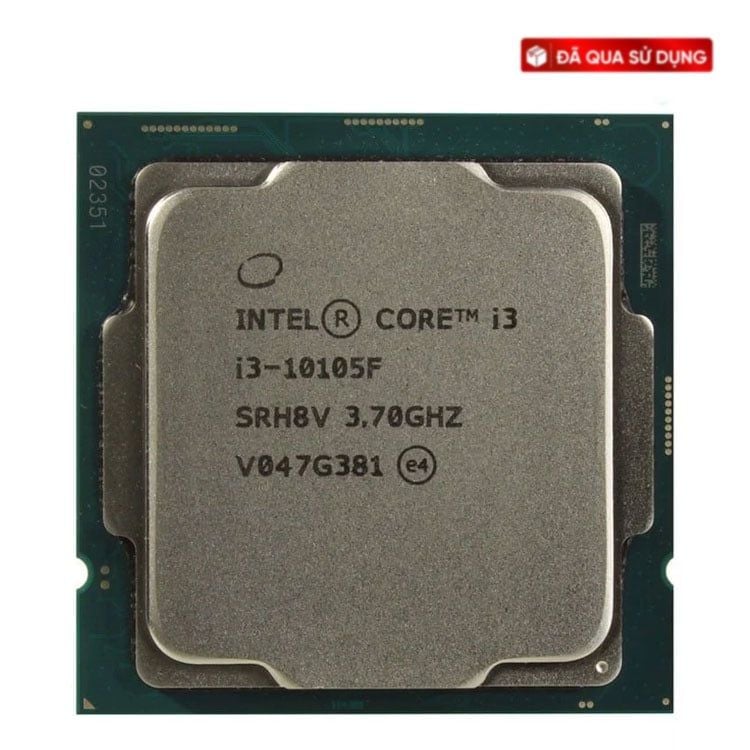 CPU Intel Core i3 10105F Cũ | 4.40 GHz, 4 Cores 8 Threads, LGA 1200