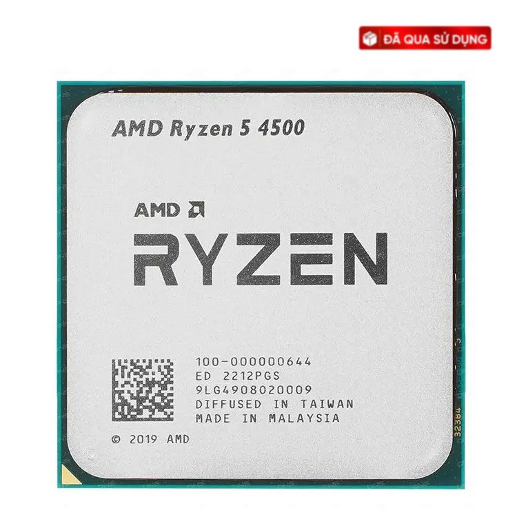 CPU AMD Ryzen 5 4500 Cũ | AM4, Upto 4.10 GHz, 6C/12T, 8MB