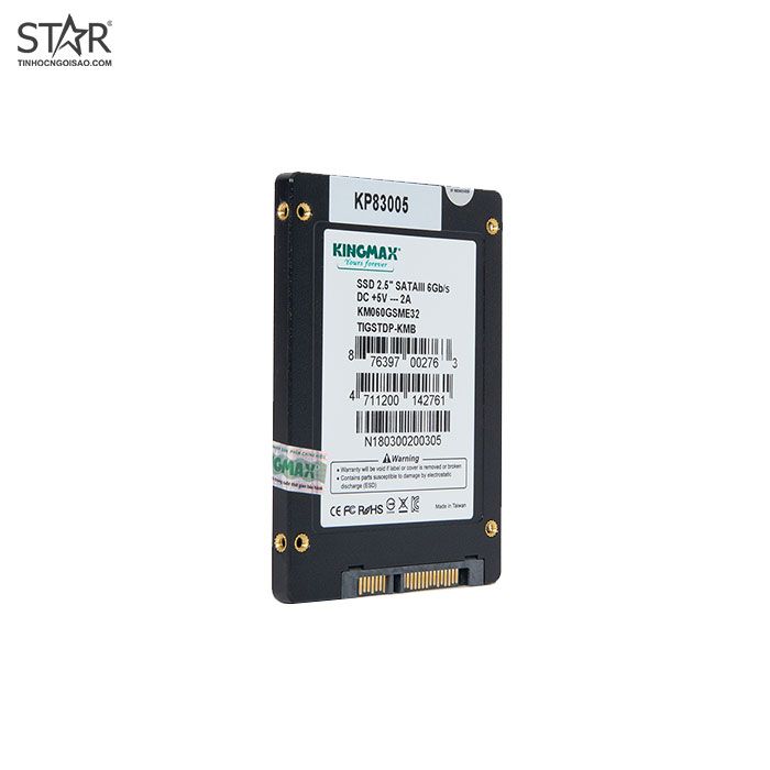 Ổ Cứng SSD 120G Kingmax SMV32 Sata III 6Gb/s (KM120GSMV32)