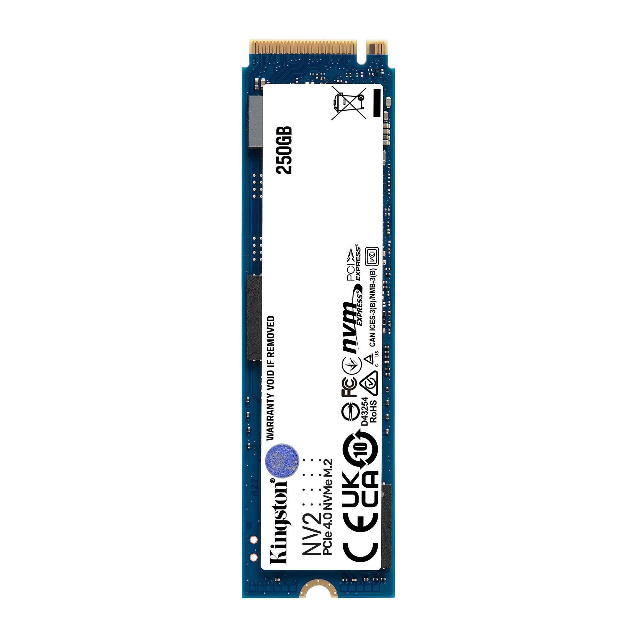 Ổ Cứng SSD 250GB Kingston NV2 | PCIe Gen4, M.2 NVMe, SNV2S/250G