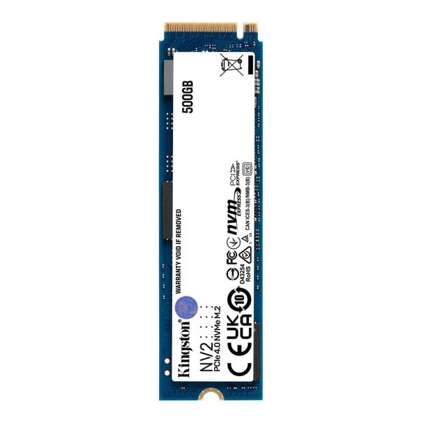  Ổ cứng SSD Kingston NV2 500GB | PCIe Gen4 x4 NVMe, M.2 2280 (SNV2S/500G) 