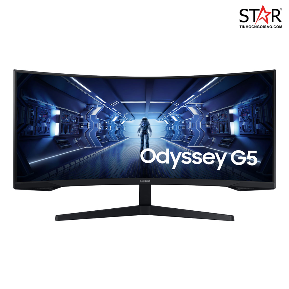 Màn Hình Samsung Odyssey G5 cong WQHD G55T LC34G55TWWEXXV | 34 inch, 2K, VA, 165Hz, 1ms, HDR10, Cong 1000R