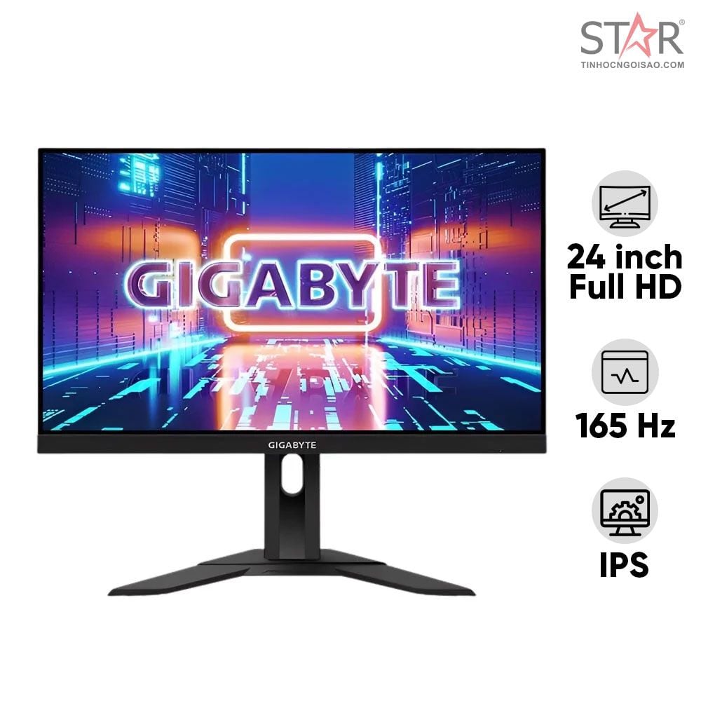 Màn hình LCD 24 inch Gigabyte G24F-EK FHD IPS 165Hz 1ms Freesync Gaming