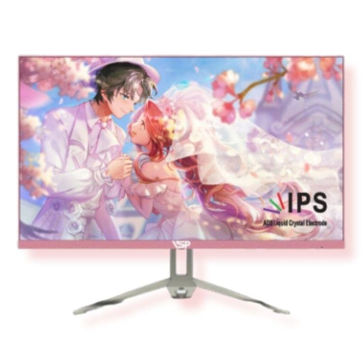 Màn Hình VSP V2408S | 23.8 inch, FHD, IPS, 75Hz, 8ms, Phẳng, Hồng