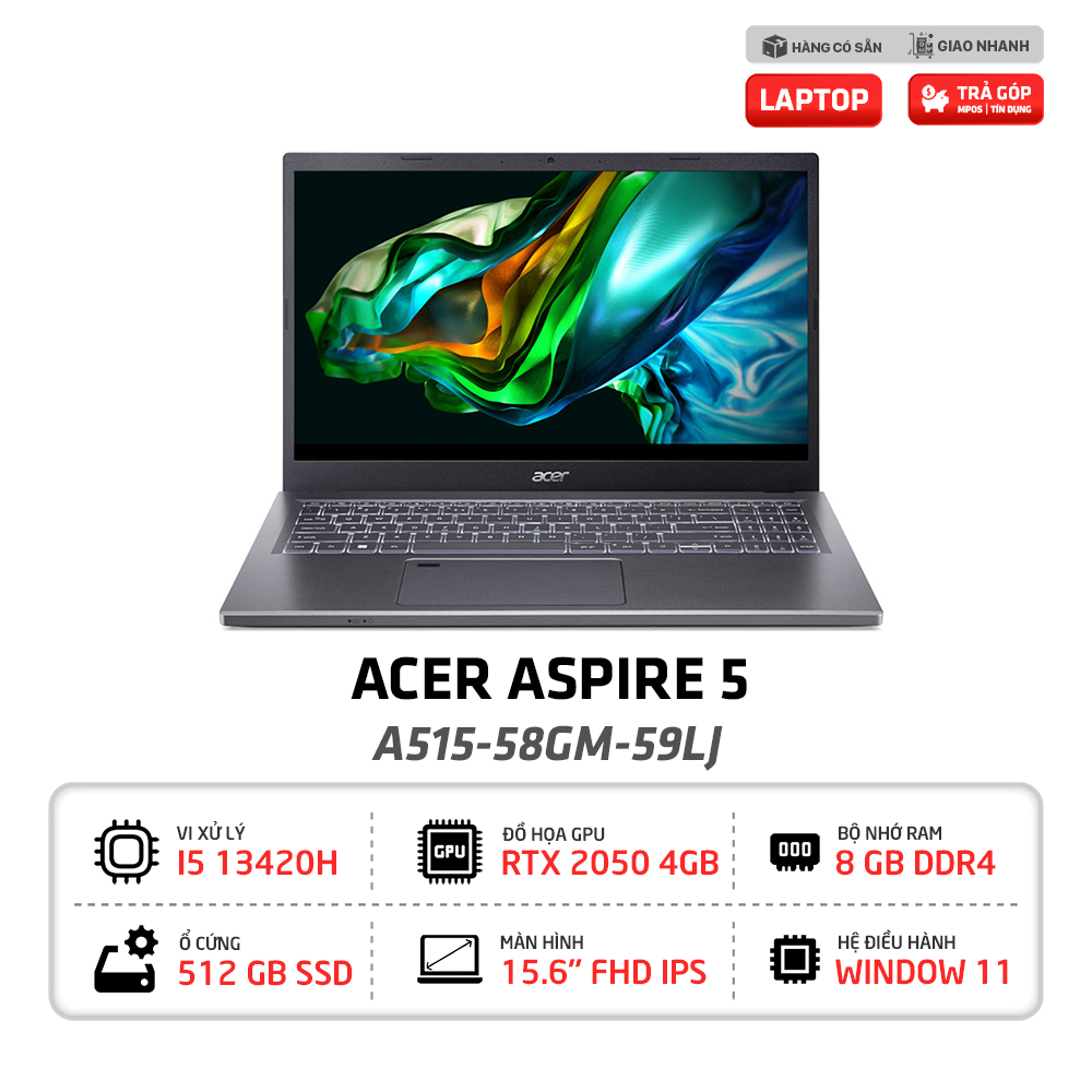 Laptop Acer Aspire 5 A515 58GM 59LJ