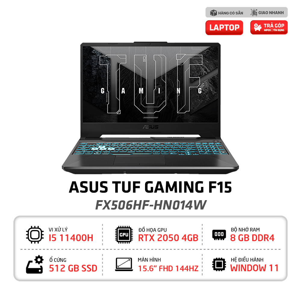 Laptop Asus TUF Gaming F15 FX506HF HN014W