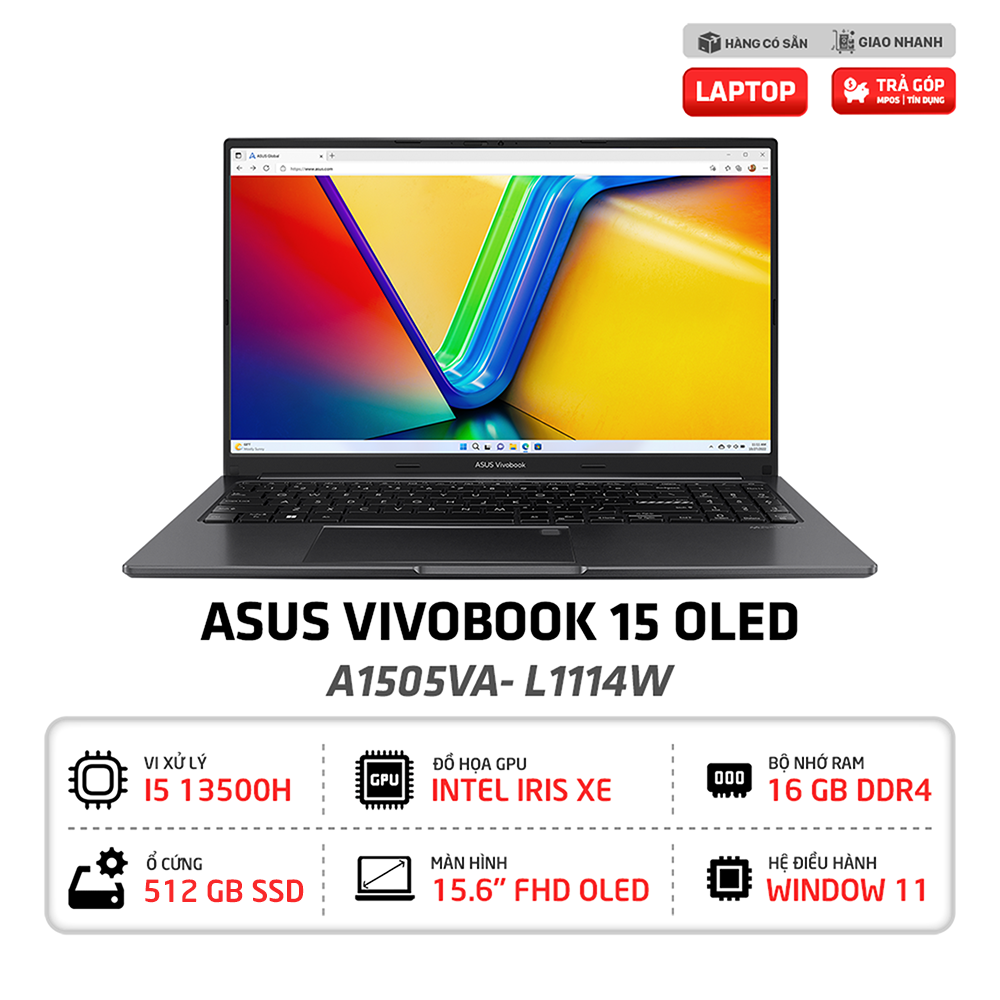 Laptop Asus Vivobook 15 OLED A1505VA L1114W