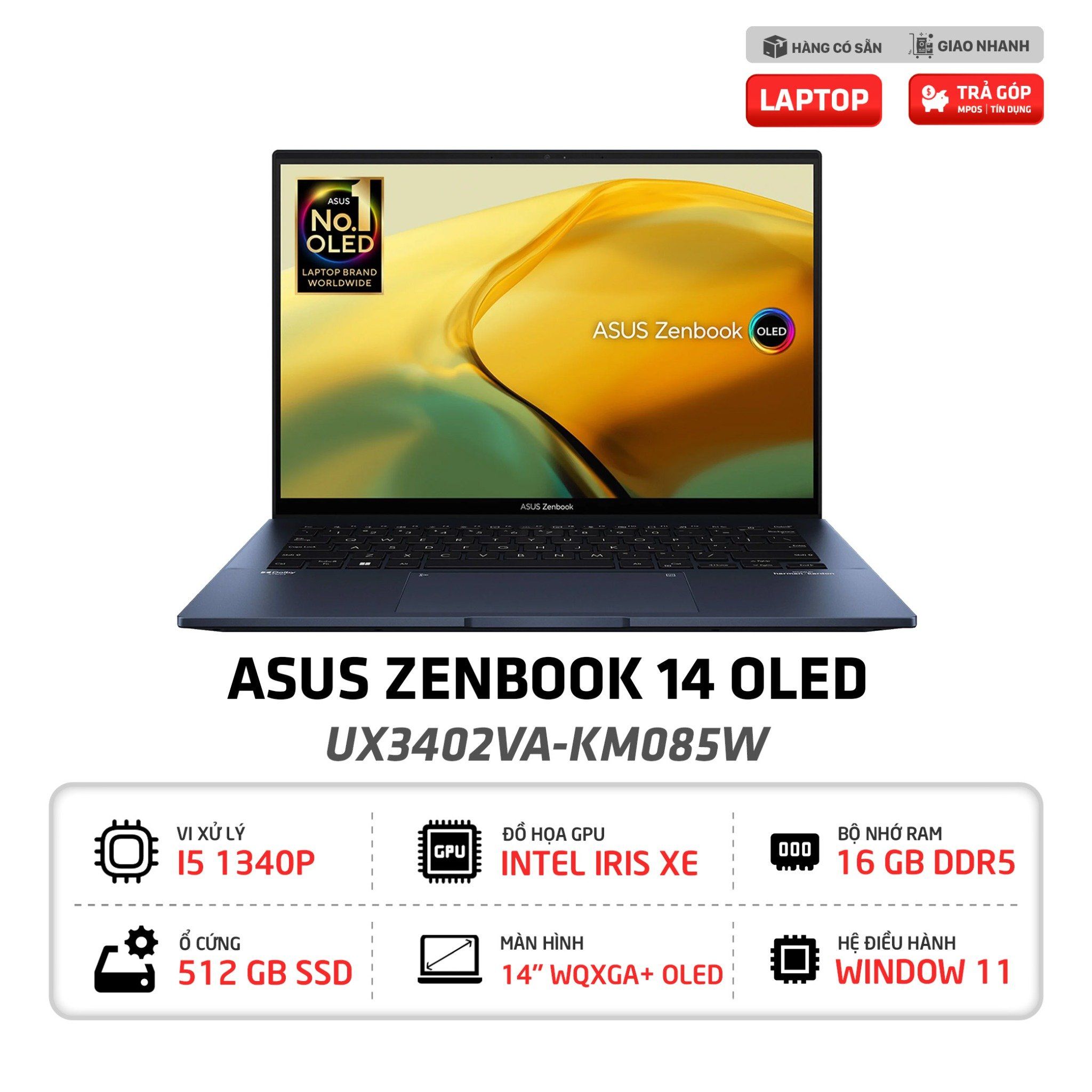 Laptop Asus Zenbook UX3402VA KM085W