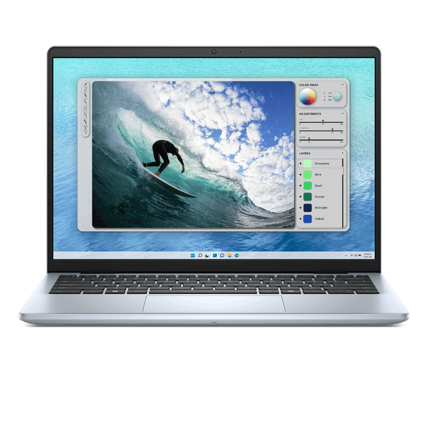  Laptop Văn phòng DELL Inspiron 14 5445-BLUE | R7 8840HS, 16GB, SSD 512GB, 14" 2.2K (NK) 