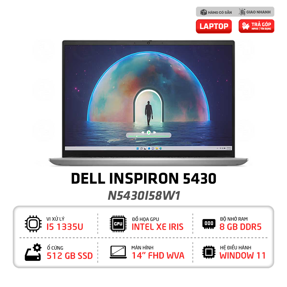 Laptop Dell Inspiron 5430 N5430I58W1 Silver