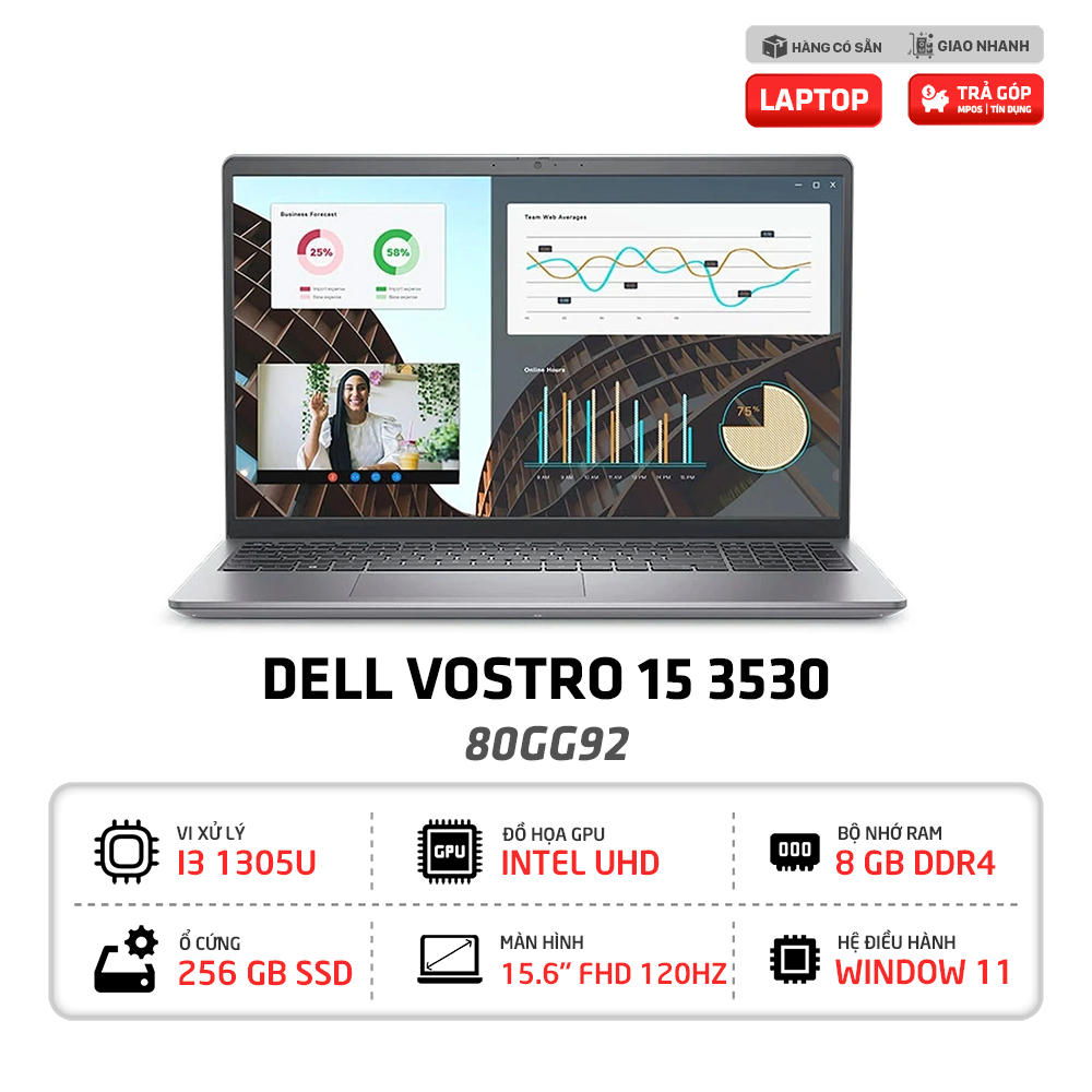 Laptop Dell Vostro 15 3530 80GG92